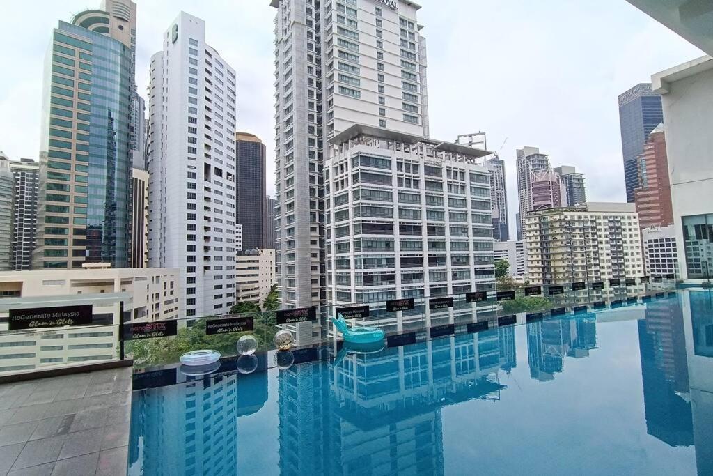 A05 Bukit Ceylon Kl Tower View Balcony Apartment กัวลาลัมเปอร์ ภายนอก รูปภาพ